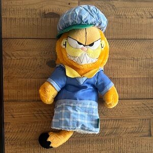 ⛳️Garfield golf head cover Plush in Blue Outfit
